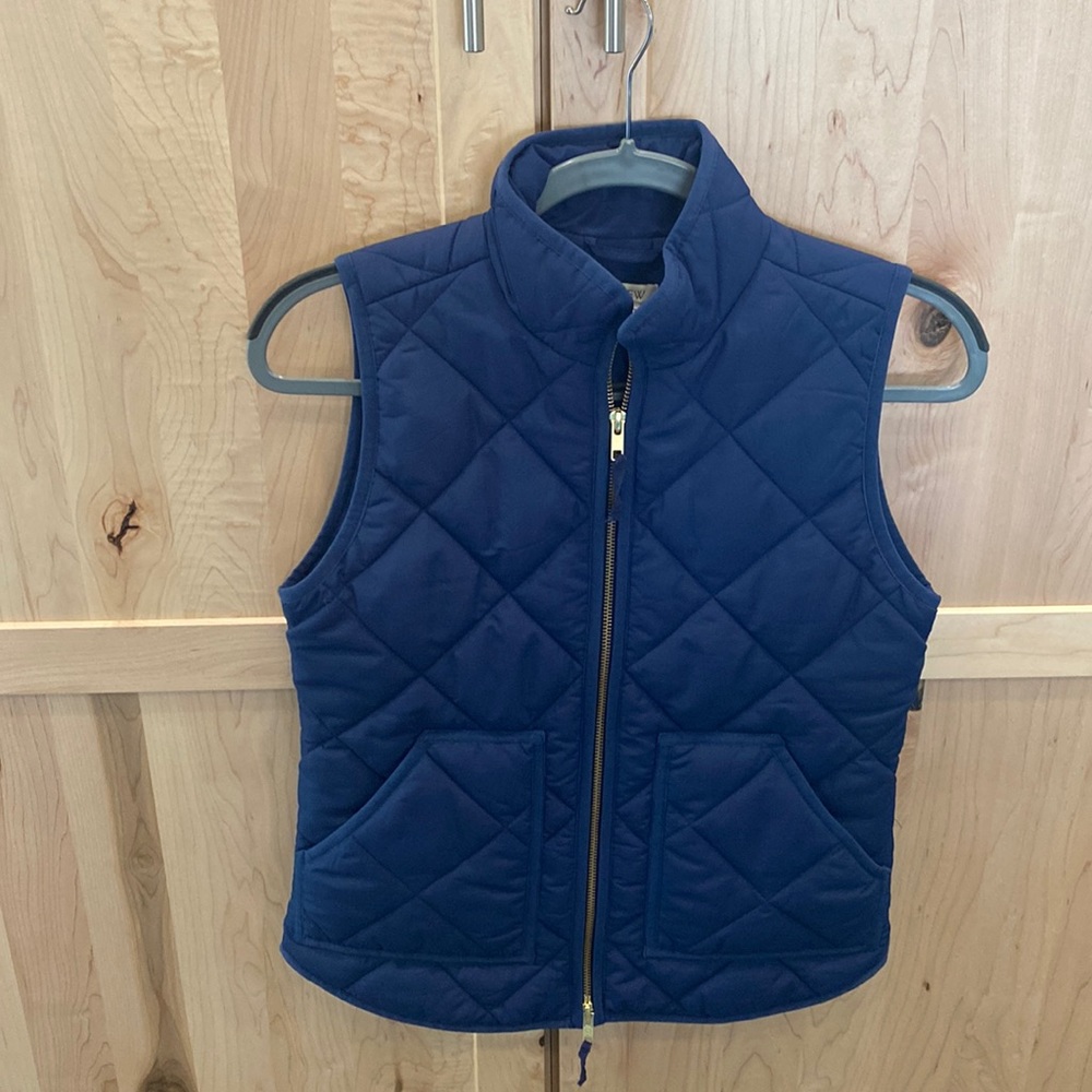 Navy Blue J Crew Vest
